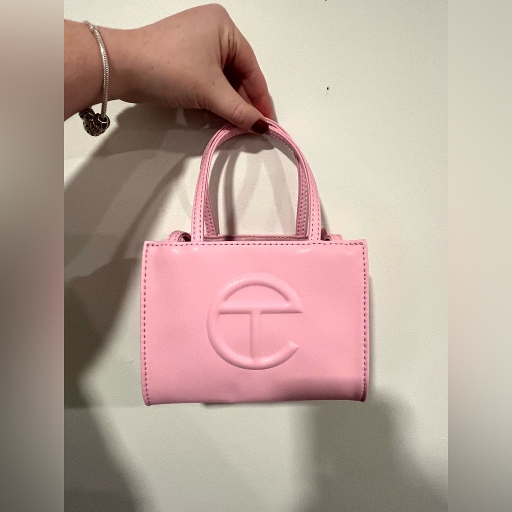 TELFAR small pink bag